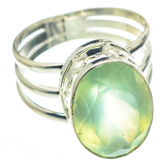 Prehnite Rings handcrafted by Ana Silver Co - RING61547