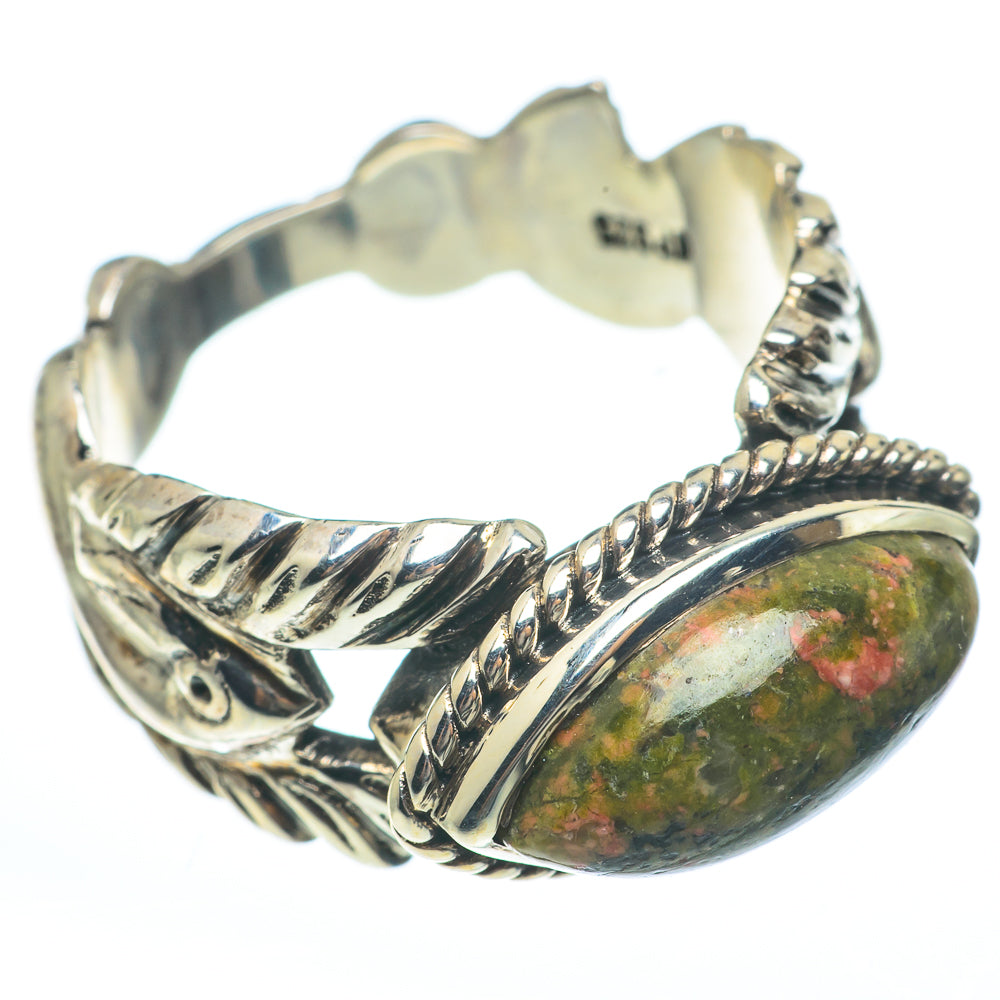 Unakite Rings handcrafted by Ana Silver Co - RING61553