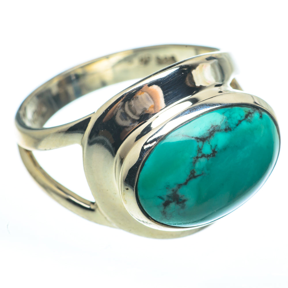 Tibetan Turquoise Rings handcrafted by Ana Silver Co - RING61554