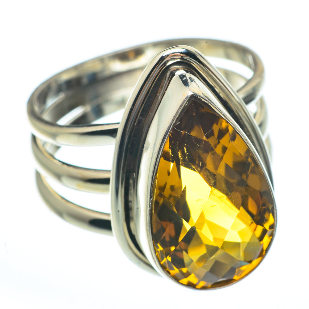 Mandarin Citrine Rings handcrafted by Ana Silver Co - RING61557
