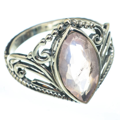 Rose Quartz Rings handcrafted by Ana Silver Co - RING61559