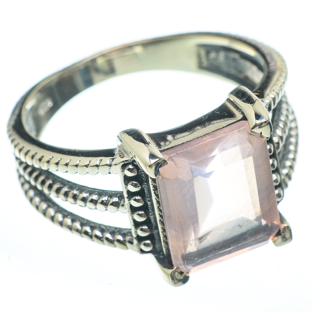 Rose Quartz Rings handcrafted by Ana Silver Co - RING61562