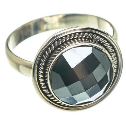 Hematite Rings handcrafted by Ana Silver Co - RING61577
