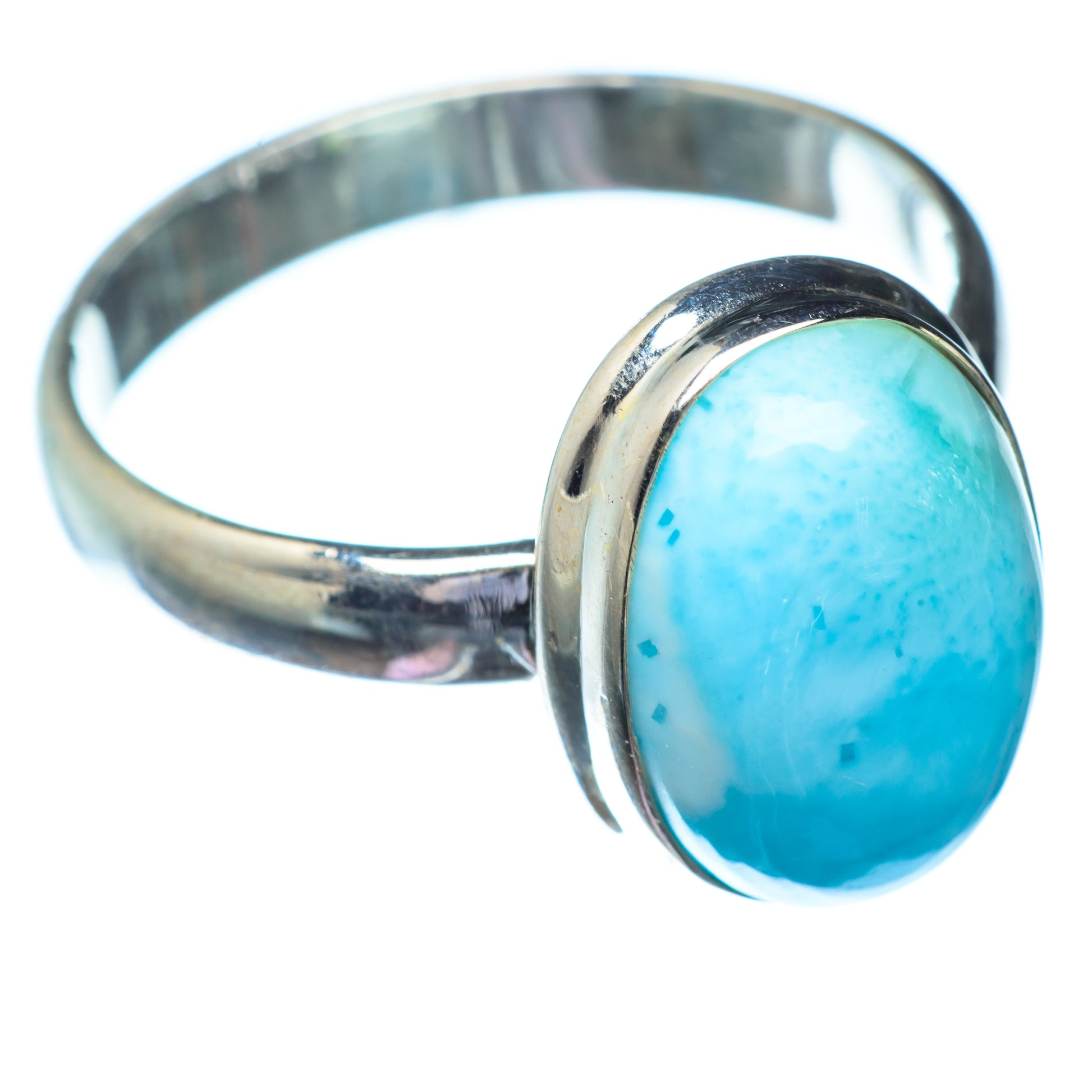 Larimar Rings handcrafted by Ana Silver Co - RING6158