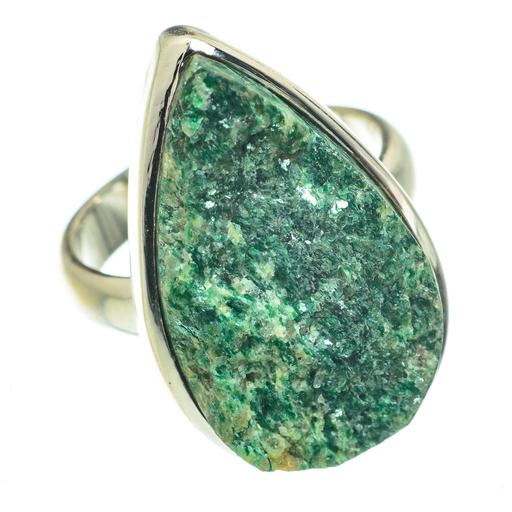 Green Fuchsite Rings handcrafted by Ana Silver Co - RING61584