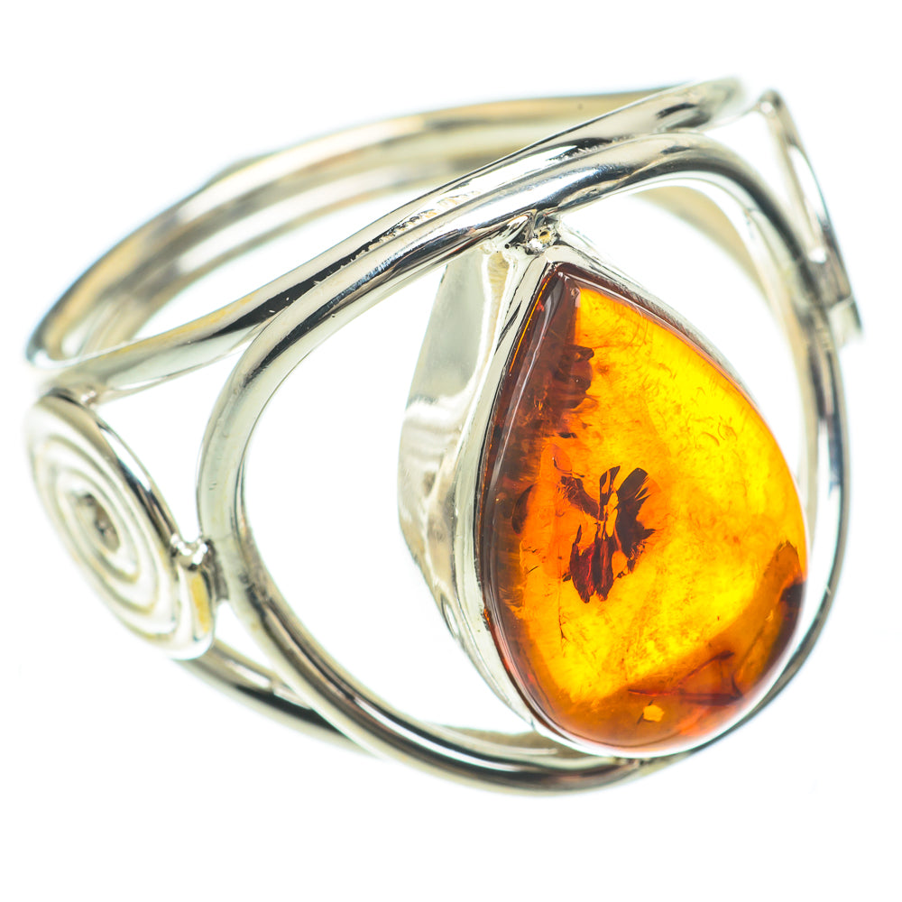 Baltic Amber Rings handcrafted by Ana Silver Co - RING61586