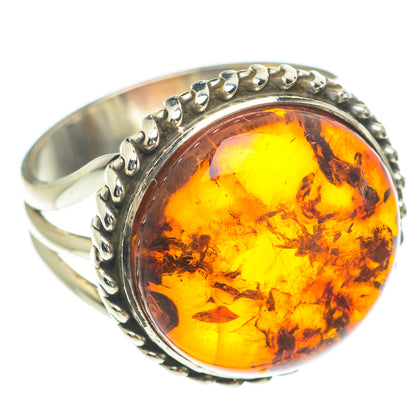 Baltic Amber Rings handcrafted by Ana Silver Co - RING61587