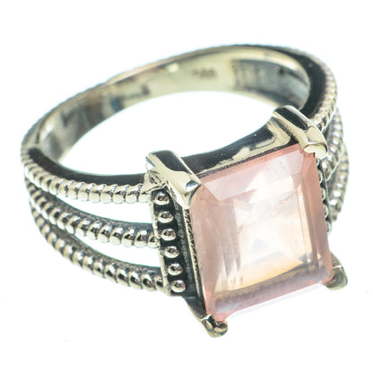 Rose Quartz Rings handcrafted by Ana Silver Co - RING61588