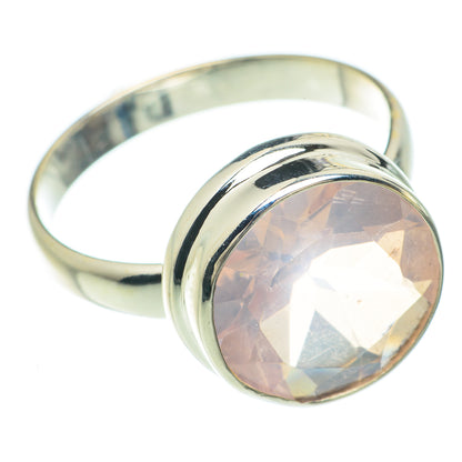 Rose Quartz Rings handcrafted by Ana Silver Co - RING61589