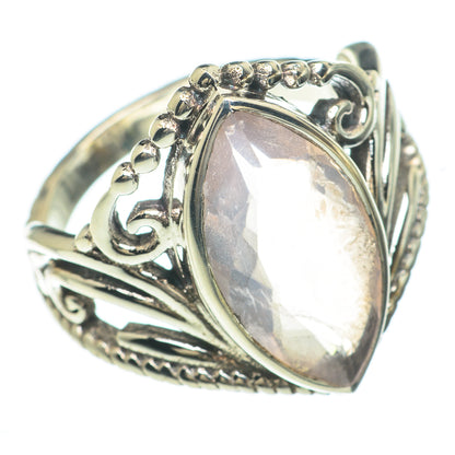 Rose Quartz Rings handcrafted by Ana Silver Co - RING61590