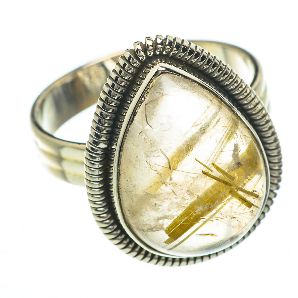 Rutilated Quartz Rings handcrafted by Ana Silver Co - RING61594