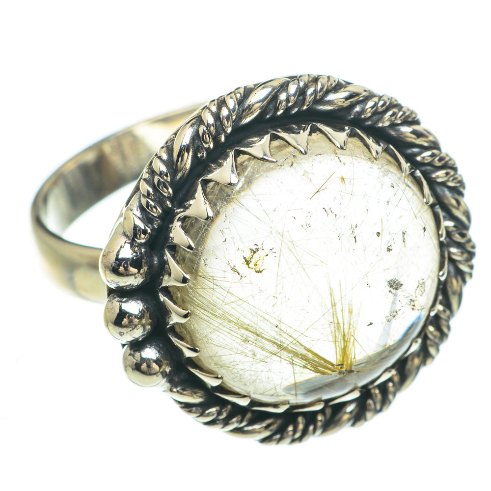 Rutilated Quartz Rings handcrafted by Ana Silver Co - RING61595