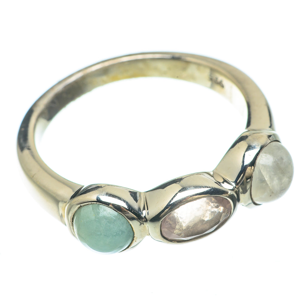 Aquamarine Rings handcrafted by Ana Silver Co - RING61601