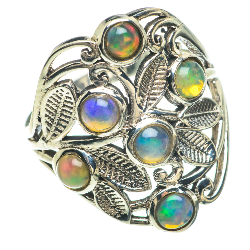 Ethiopian Opal Rings handcrafted by Ana Silver Co - RING61602