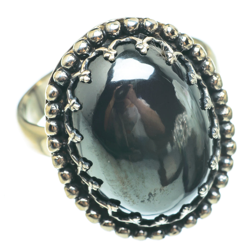 Hematite Rings handcrafted by Ana Silver Co - RING61604