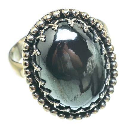 Hematite Rings handcrafted by Ana Silver Co - RING61604