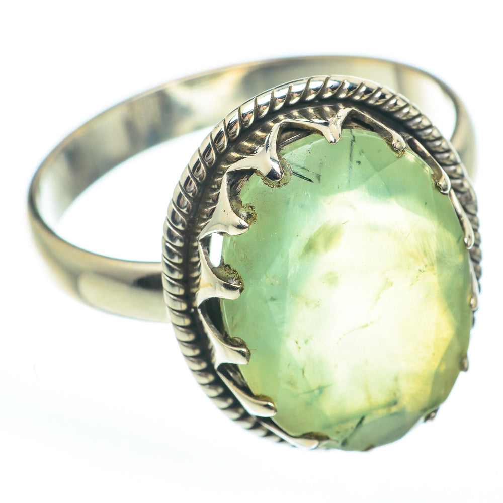 Prehnite Rings handcrafted by Ana Silver Co - RING61610