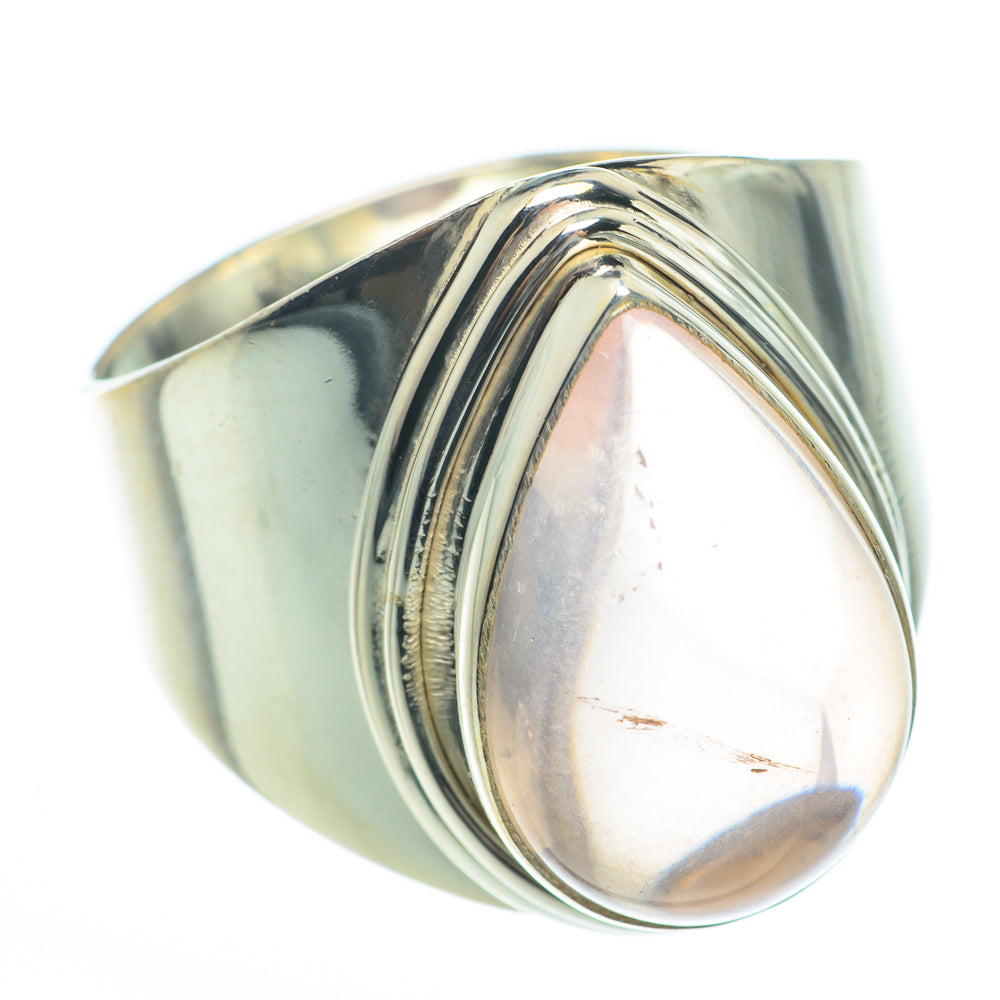 Rose Quartz Rings handcrafted by Ana Silver Co - RING61617