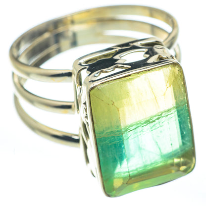 Green Fluorite Rings handcrafted by Ana Silver Co - RING61627