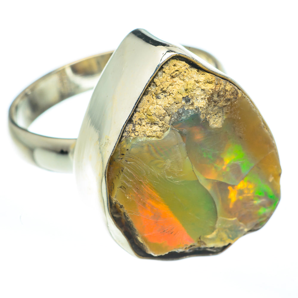 Ethiopian Opal Rings handcrafted by Ana Silver Co - RING61629