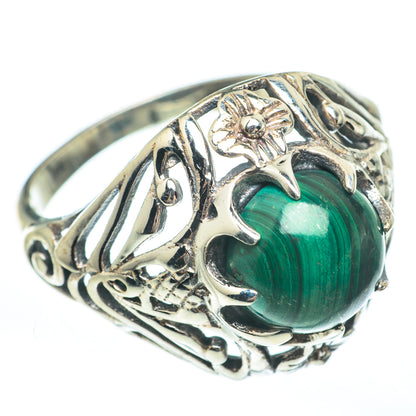 Malachite Rings handcrafted by Ana Silver Co - RING61634