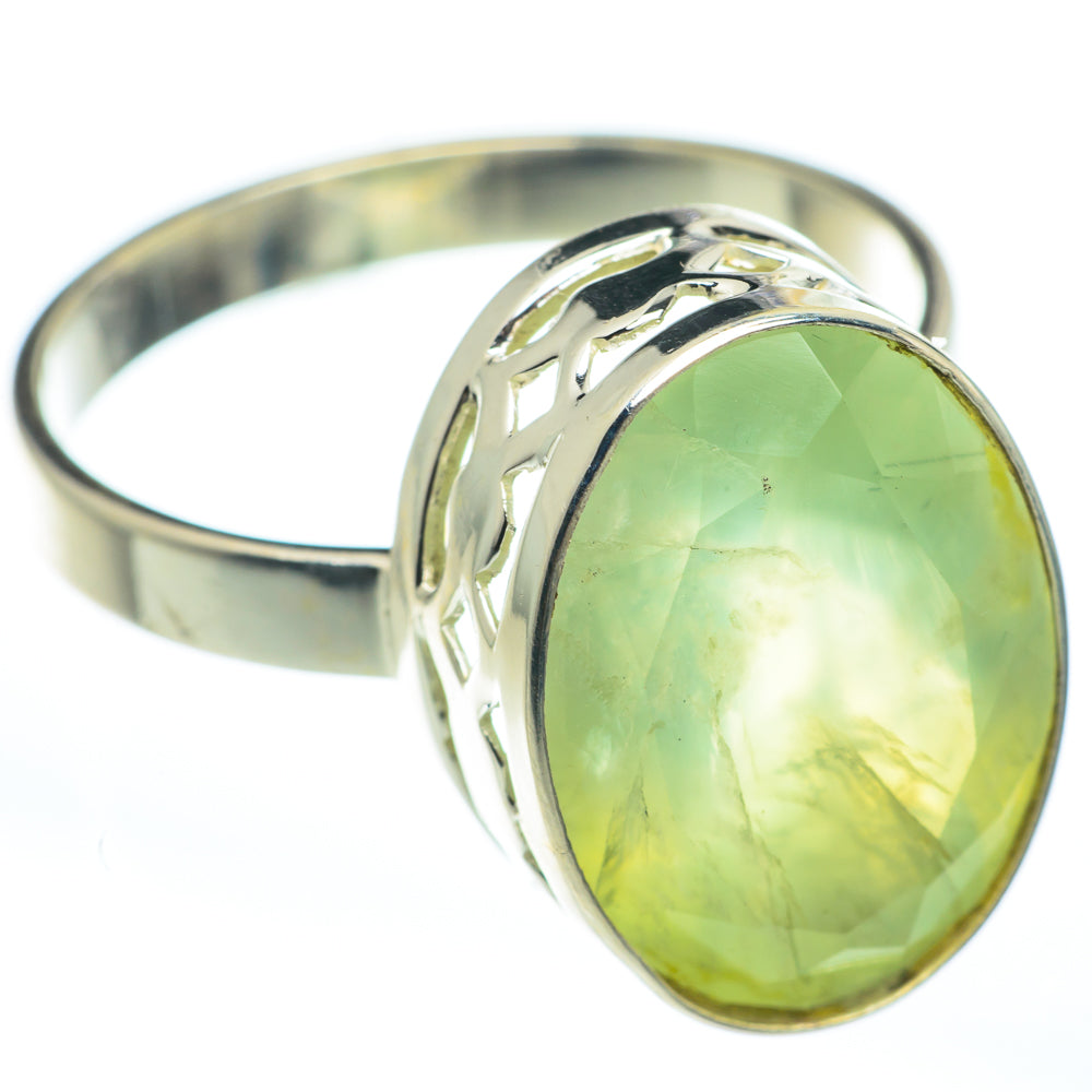 Prehnite Rings handcrafted by Ana Silver Co - RING61636