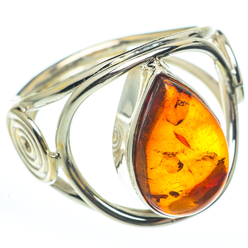 Baltic Amber Rings handcrafted by Ana Silver Co - RING61638