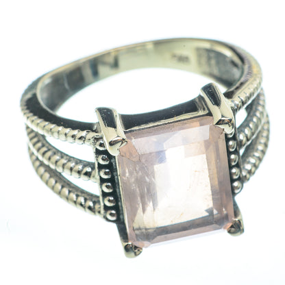 Rose Quartz Rings handcrafted by Ana Silver Co - RING61640