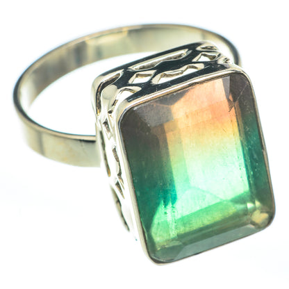 Green Fluorite Rings handcrafted by Ana Silver Co - RING61652