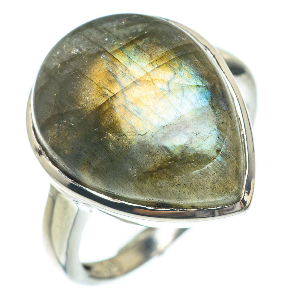 Labradorite Rings handcrafted by Ana Silver Co - RING61653