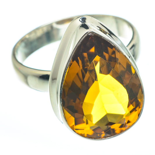 Mandarin Citrine Rings handcrafted by Ana Silver Co - RING61663