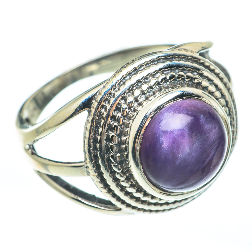 Charoite Rings handcrafted by Ana Silver Co - RING61669
