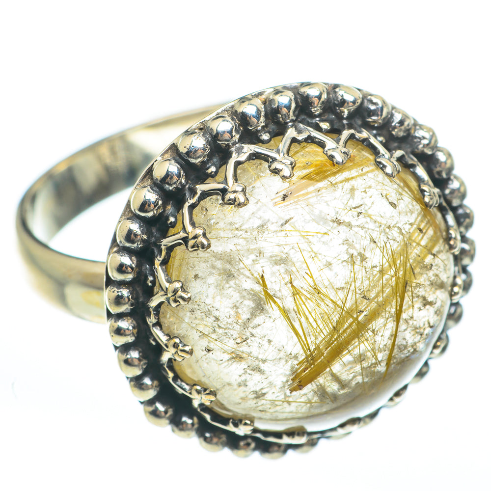 Rutilated Quartz Rings handcrafted by Ana Silver Co - RING61671