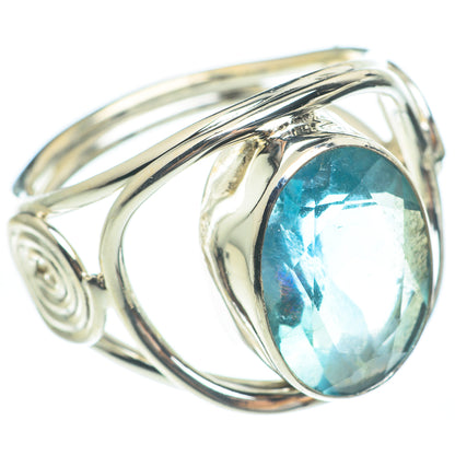 Blue Topaz Rings handcrafted by Ana Silver Co - RING61680