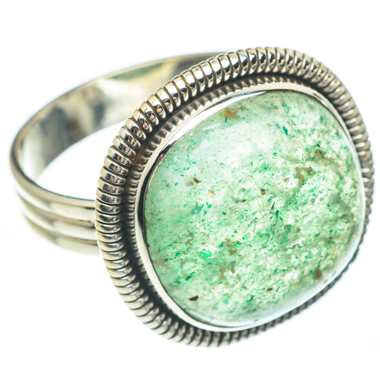 Green Aventurine Rings handcrafted by Ana Silver Co - RING61684