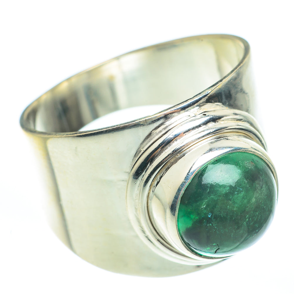 Green Tourmaline Rings handcrafted by Ana Silver Co - RING61686