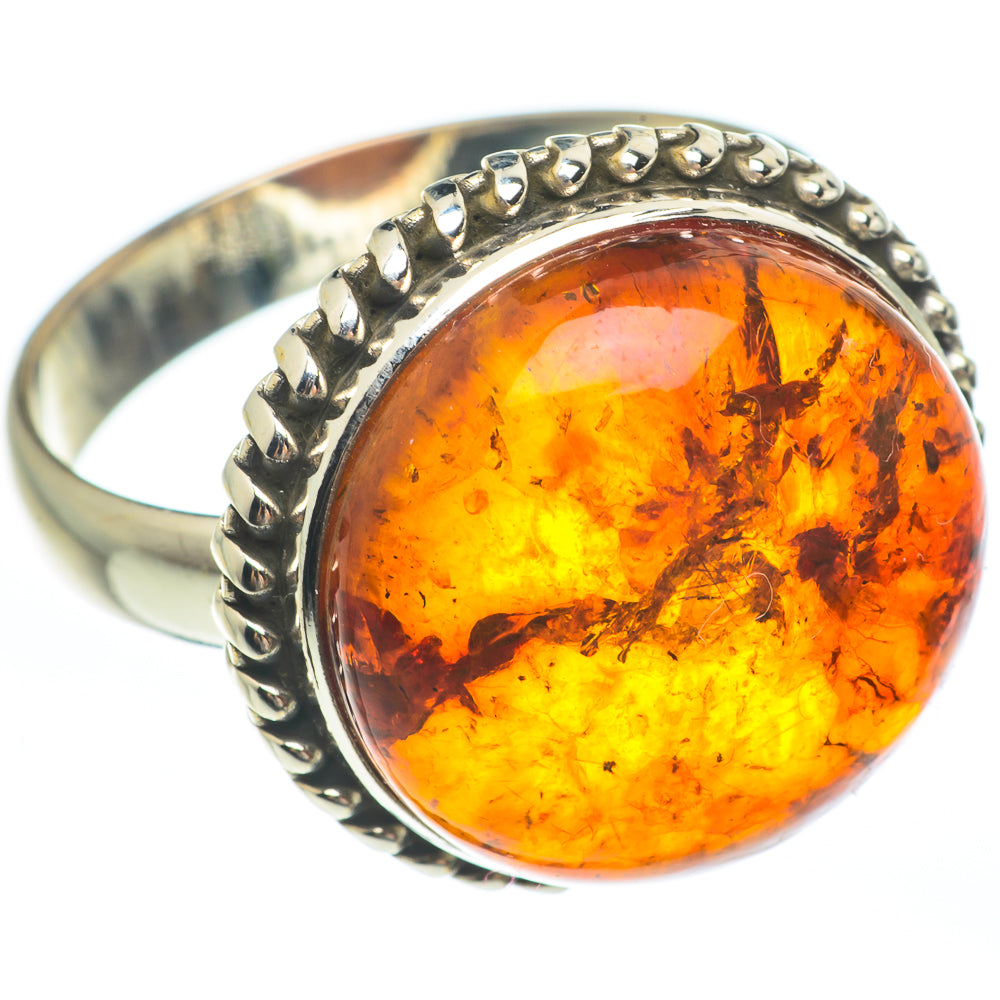 Baltic Amber Rings handcrafted by Ana Silver Co - RING61688