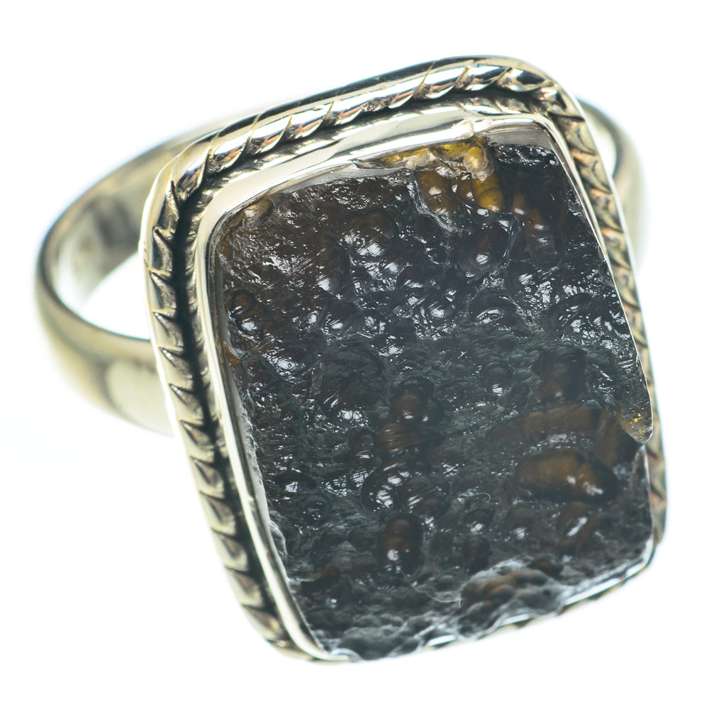 Tektite Rings handcrafted by Ana Silver Co - RING61698