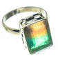 Green Fluorite Rings handcrafted by Ana Silver Co - RING61701