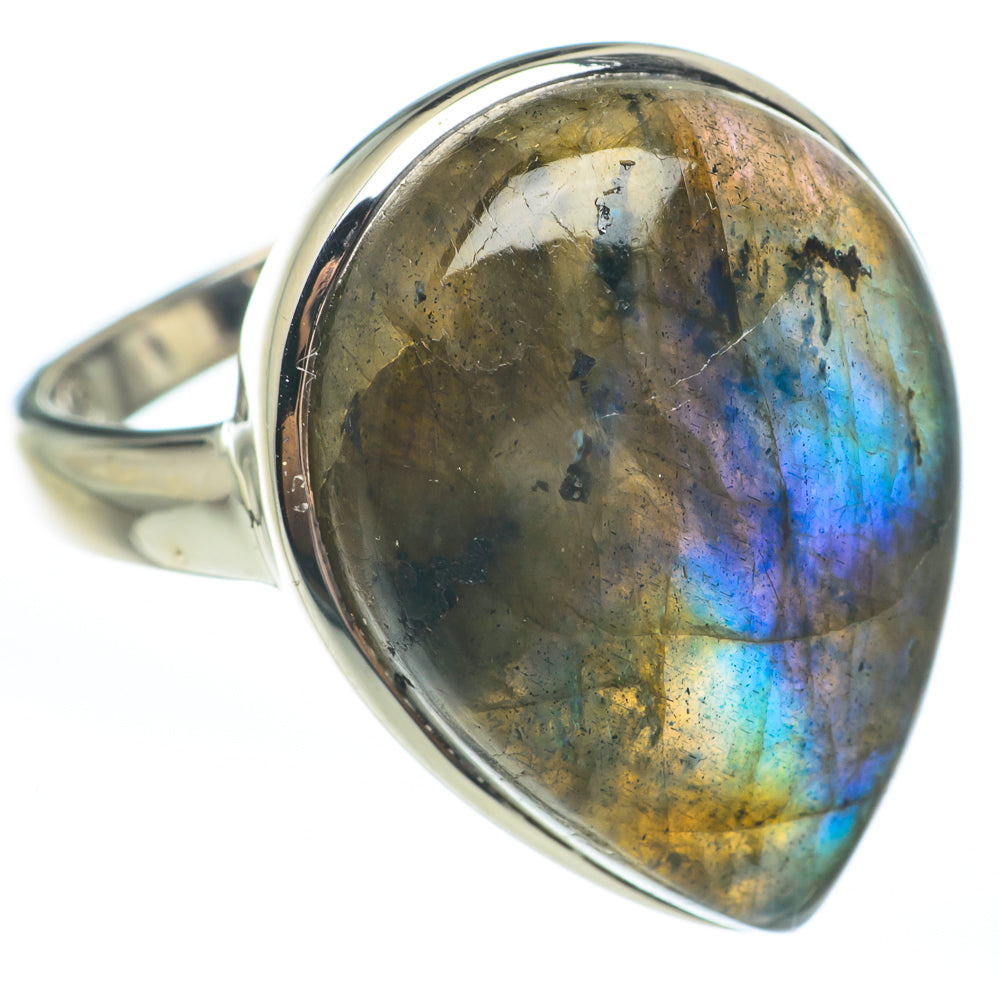 Labradorite Rings handcrafted by Ana Silver Co - RING61702