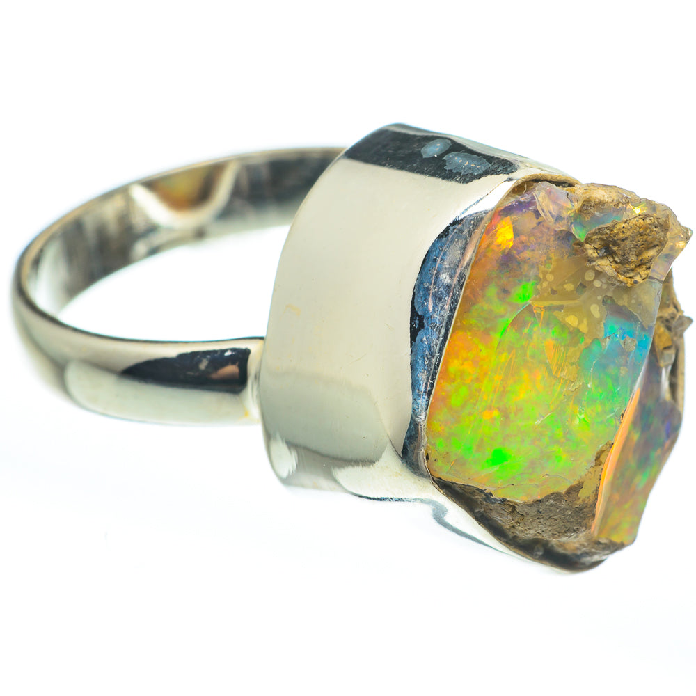 Ethiopian Opal Rings handcrafted by Ana Silver Co - RING61703