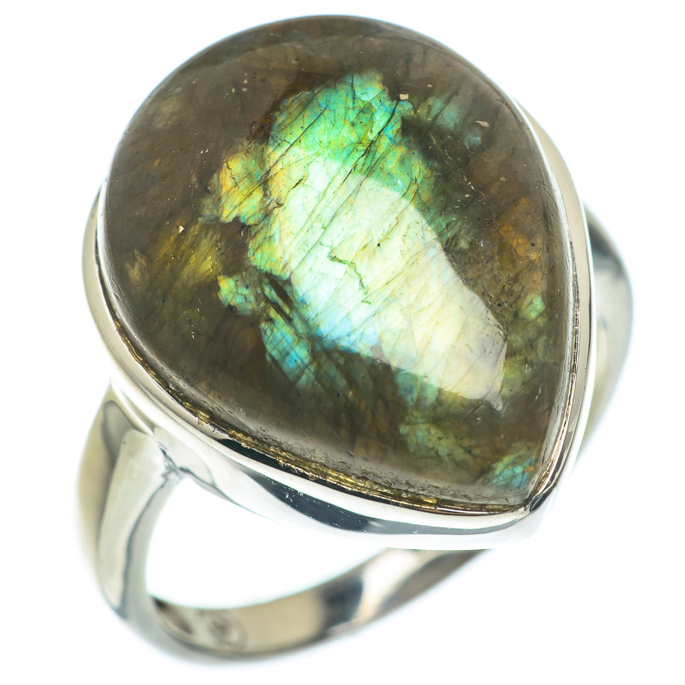 Labradorite Rings handcrafted by Ana Silver Co - RING61709