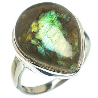 Labradorite Rings handcrafted by Ana Silver Co - RING61709