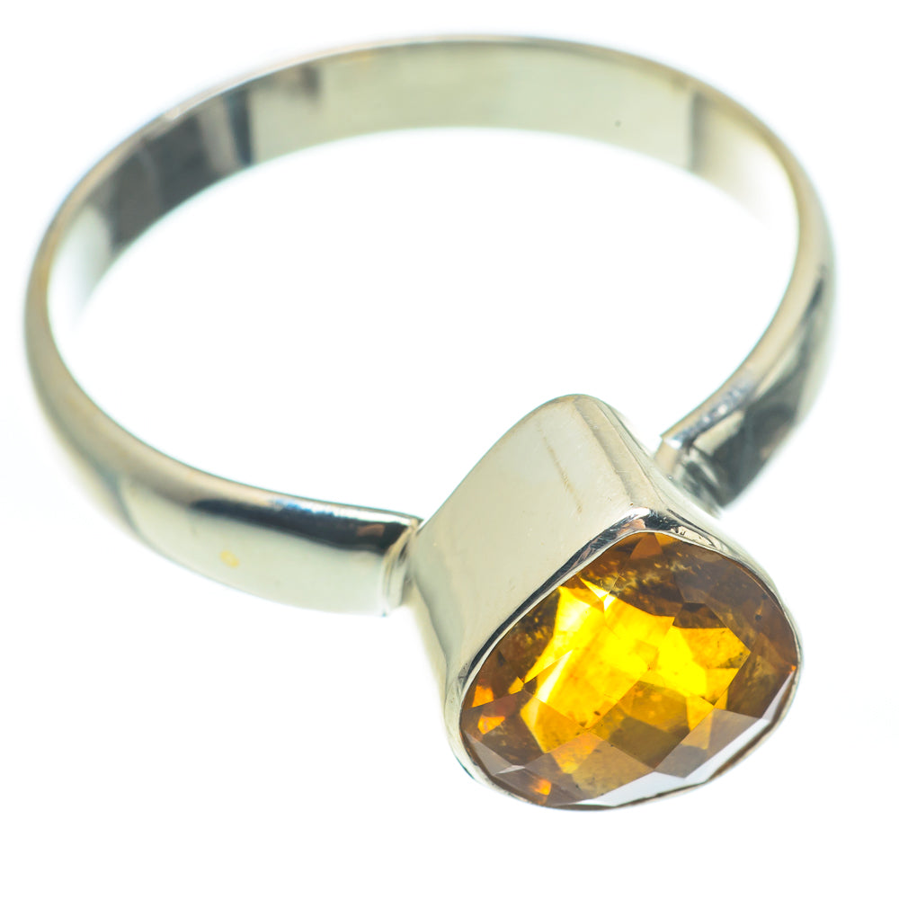 Mandarin Citrine Rings handcrafted by Ana Silver Co - RING61713