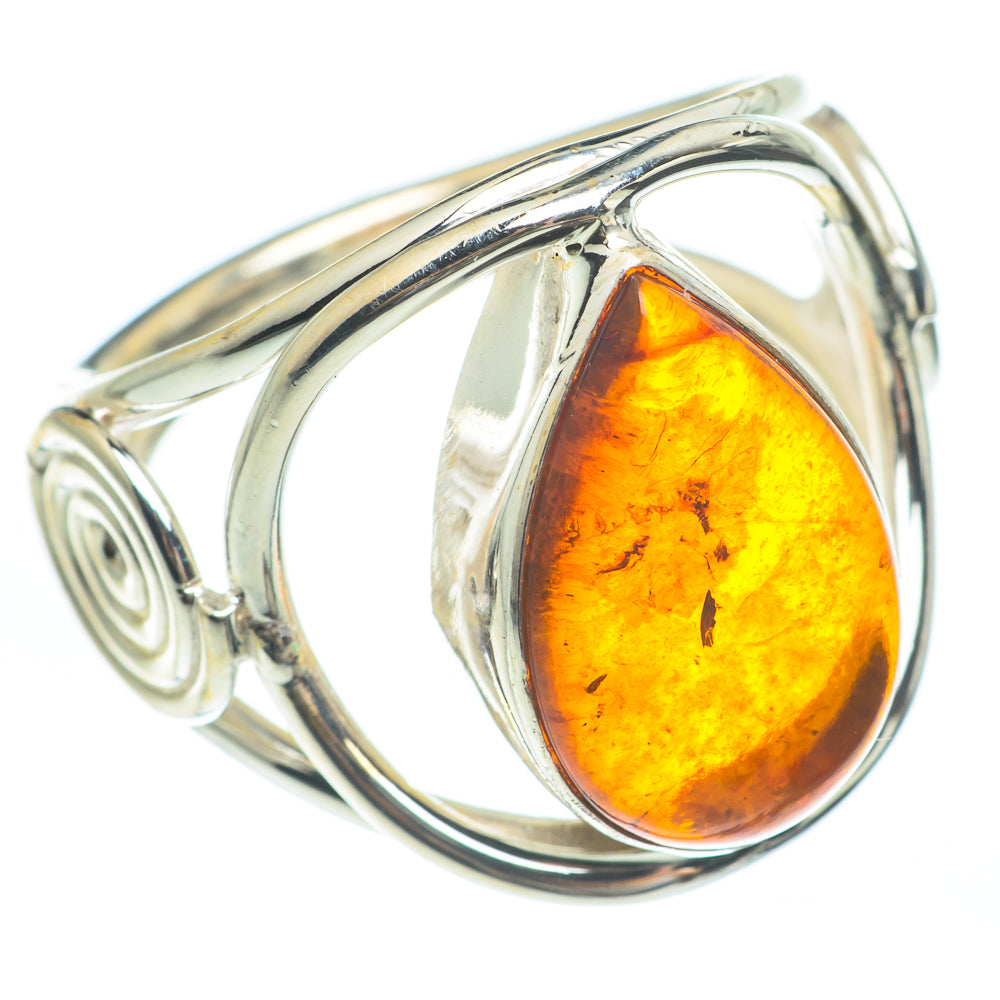 Baltic Amber Rings handcrafted by Ana Silver Co - RING61714