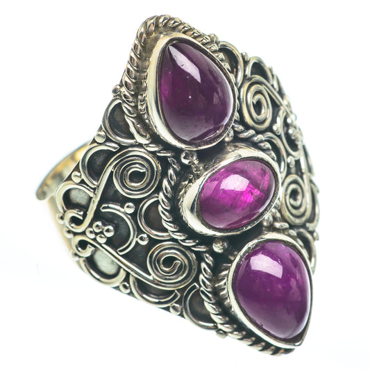 Ruby Rings handcrafted by Ana Silver Co - RING61717
