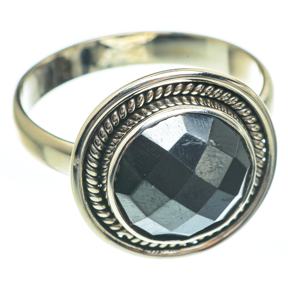 Hematite Rings handcrafted by Ana Silver Co - RING61725