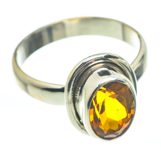 Mandarin Citrine Rings handcrafted by Ana Silver Co - RING61734