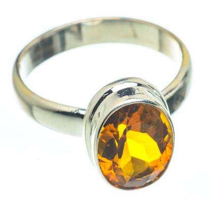 Mandarin Citrine Rings handcrafted by Ana Silver Co - RING61735
