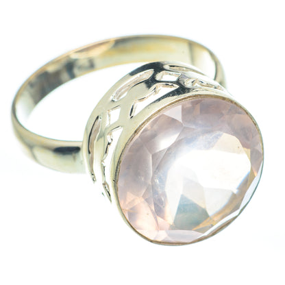 Rose Quartz Rings handcrafted by Ana Silver Co - RING61737